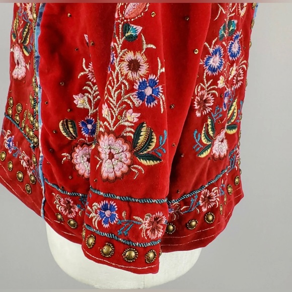 Ruby Yaya | Jackets & Coats | Nwt Ruby Yaya Red Velvet Multicolor ...